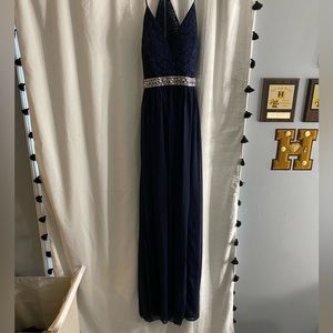 Navy prom dress!!